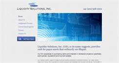 Desktop Screenshot of liquiditysolutions.com